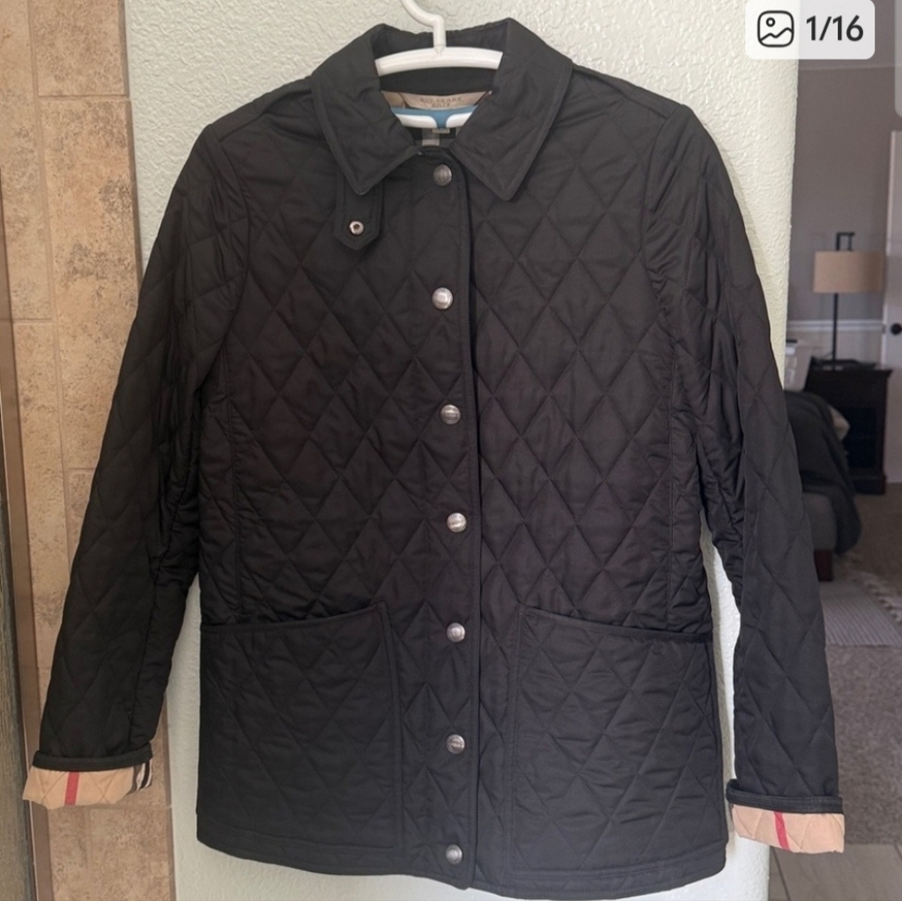 Burberry Brit diamond quilted jacket XS